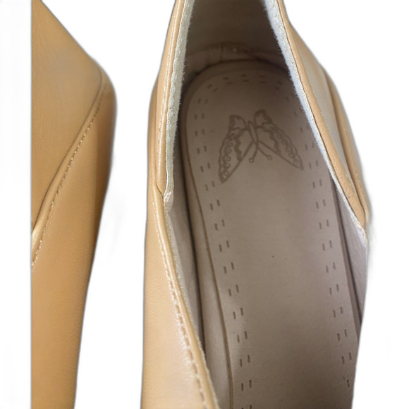 Women's Mid Heel Pointed Pump with block heel size 43 - Picture 4 of 6